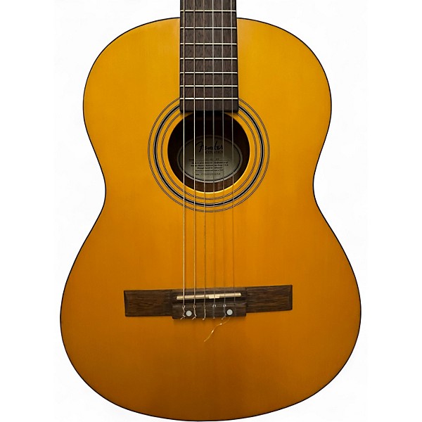 Used Fender esc 80 Natural Classical Acoustic Guitar