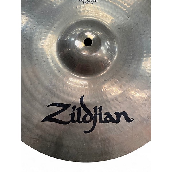 Used Zildjian 14in A Custom Fast Crash Cymbal