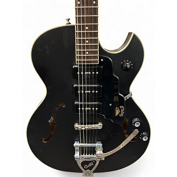 Used Guild Newark St. Collection Starfire I Jet 90 Black Hollow Body Electric Guitar