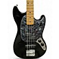 Used Fender Mustang Bass Black Electric Bass Guitar