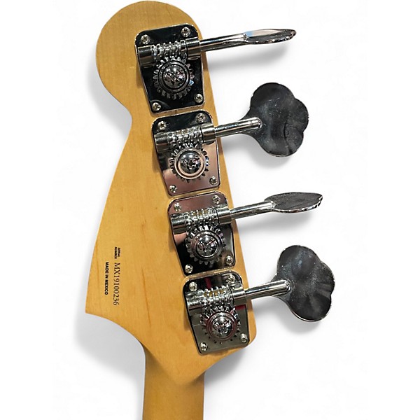 Used Fender Mustang Bass Black Electric Bass Guitar