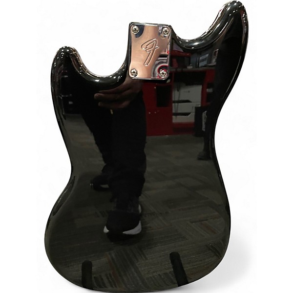 Used Fender Mustang Bass Black Electric Bass Guitar