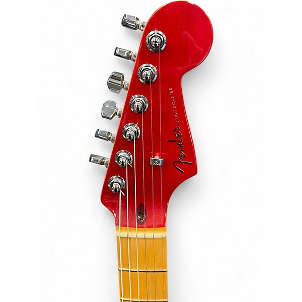 Used Fender American Ultra Luxe Stratocaster plasma red burst Solid Body Electric Guitar