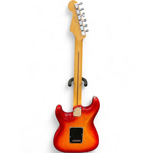 Used Fender American Ultra Luxe Stratocaster plasma red burst Solid Body Electric Guitar