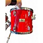 Vintage 1983 Pearl 8 Piece World Series Red Drum Kit