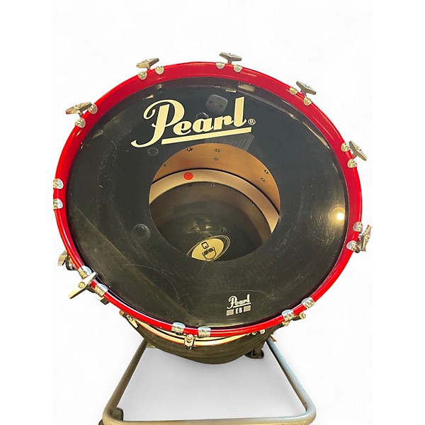 Vintage 1983 Pearl 8 Piece World Series Red Drum Kit