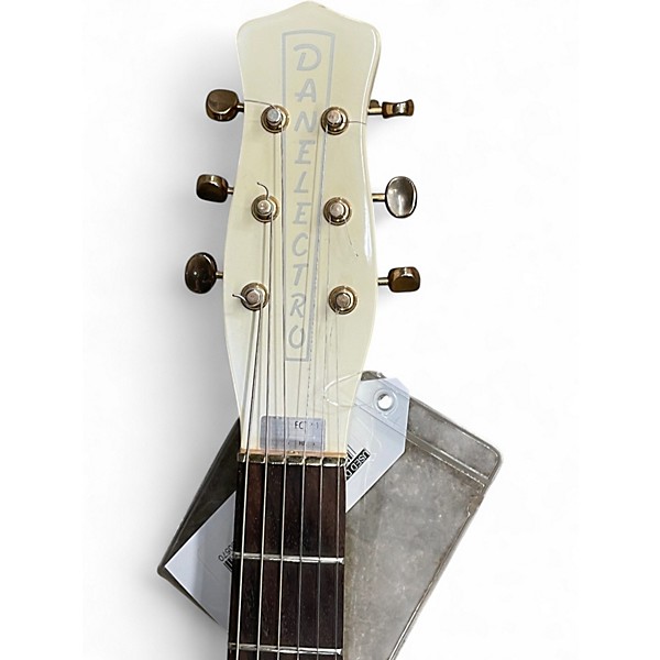 Used Danelectro Stock '59 Cream Solid Body Electric Guitar