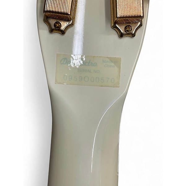 Used Danelectro Stock '59 Cream Solid Body Electric Guitar