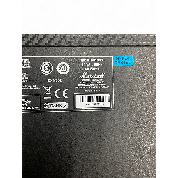 Used Marshall MG15 Guitar Combo Amp