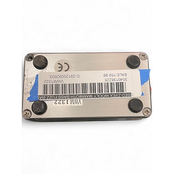 Used ZVEX Wooly Mammoth Bass Fuzz Bass Effect Pedal