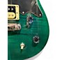 Used PRS CMSH SE Custom Green Hollow Body Electric Guitar