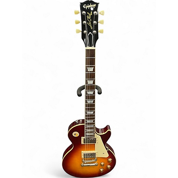 Used Epiphone Custom 1959 Les Paul Tobacco Sunburst Solid Body Electric Guitar