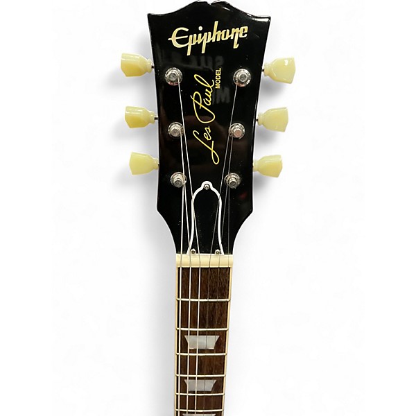 Used Epiphone Custom 1959 Les Paul Tobacco Sunburst Solid Body Electric Guitar