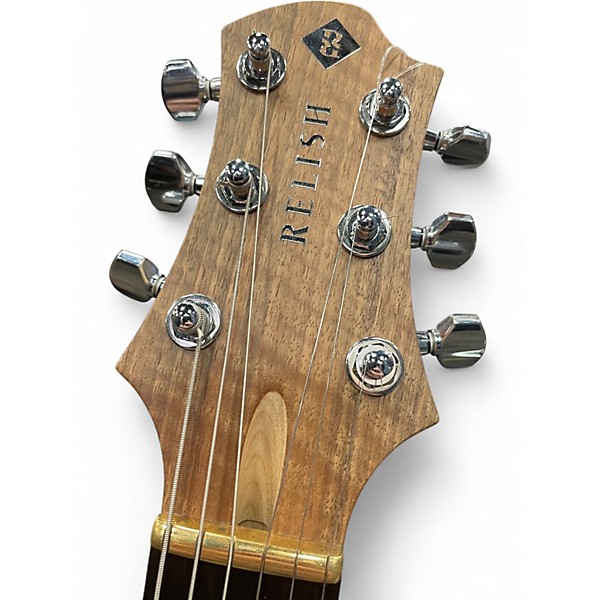 Used Relish Guitars WALNUT MARY WITH PIEZO Natural Solid Body Electric Guitar