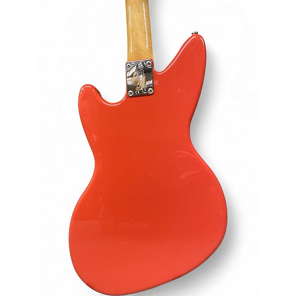 Used Fender Jagstang Fiesta Red Solid Body Electric Guitar