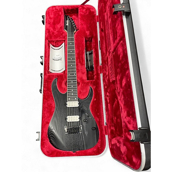 Used Ibanez RGR752AHBF BLACK Solid Body Electric Guitar