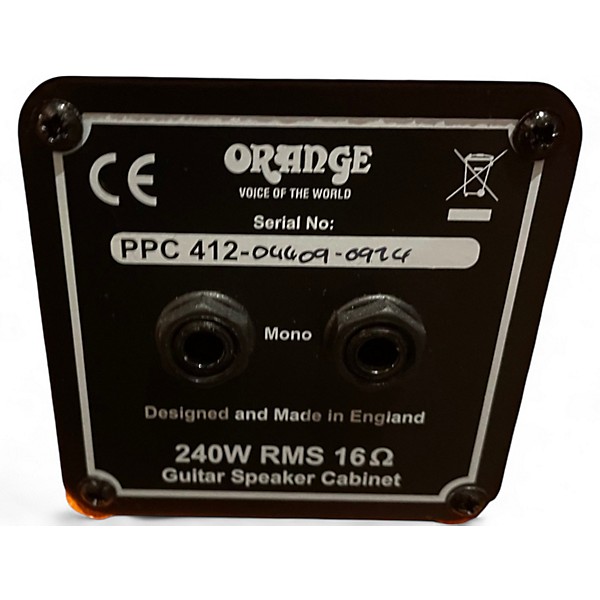 Used Orange Amplifiers PPC412C 4x12 Guitar Cabinet