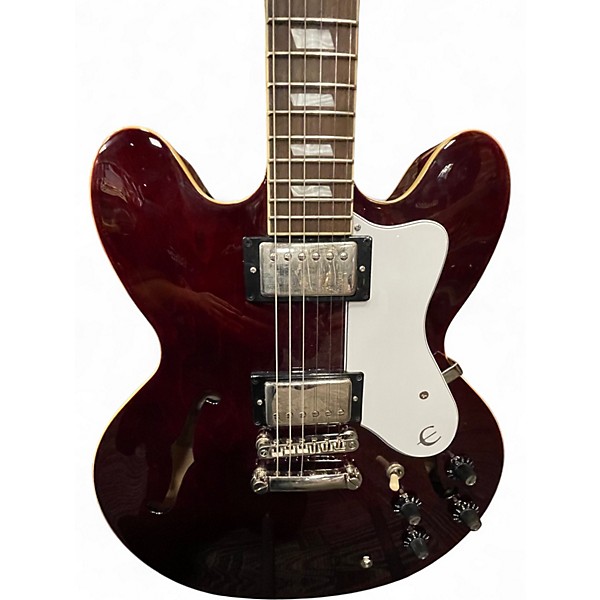 Used Epiphone NOEL GALLAGHER RIVIERA RED Hollow Body Electric Guitar