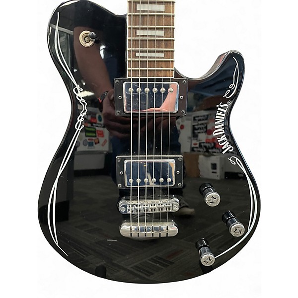 Used Peavey JACK DANIELS Black Solid Body Electric Guitar