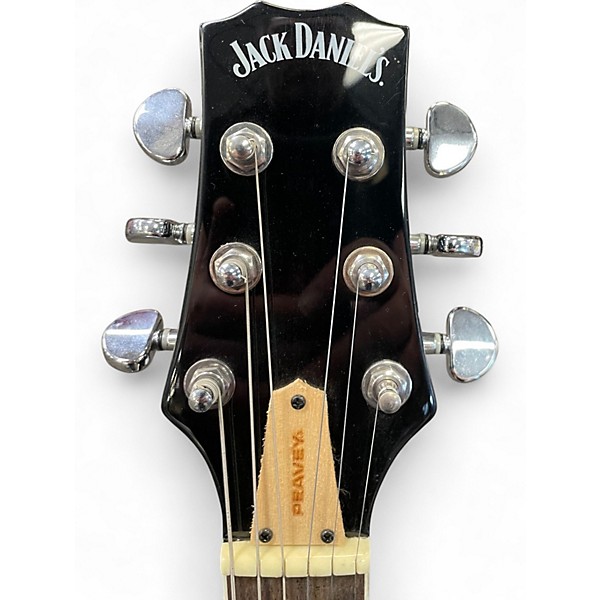 Used Peavey JACK DANIELS Black Solid Body Electric Guitar