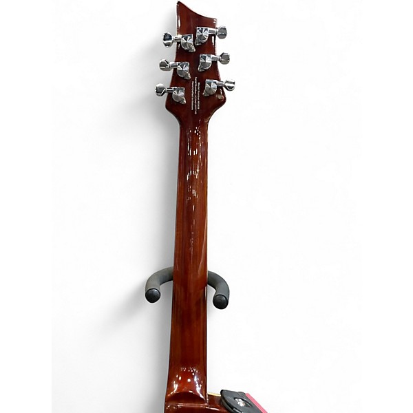 Used Mitchell MS450 Flame Red Solid Body Electric Guitar