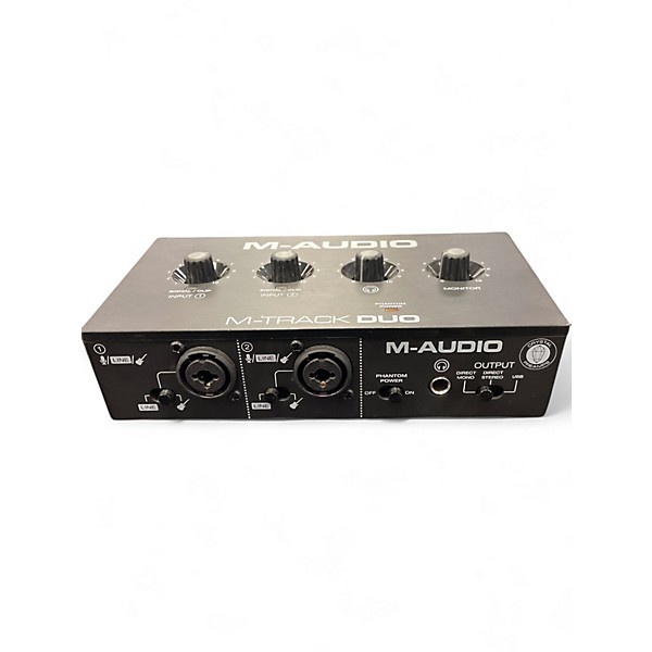 Used M-Audio m-track duo Audio Interface