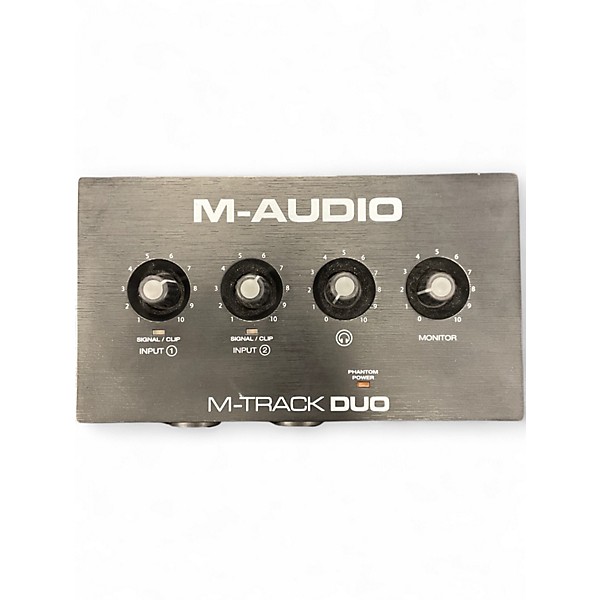 Used M-Audio m-track duo Audio Interface