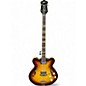 Used 1990s Hofner Contemporary Series 500/7 Hollowbody Sunburst Electric Bass Guitar thumbnail