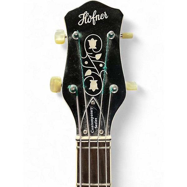 Used 1990s Hofner Contemporary Series 500/7 Hollowbody Sunburst Electric Bass Guitar