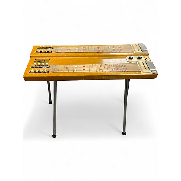 Vintage 1950s Gibson Consolette Double Neck 8 String Korina Lap Steel