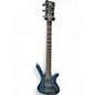 Used Warwick FNA Jazzman 5 String Blue Electric Bass Guitar thumbnail