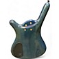 Used Warwick FNA Jazzman 5 String Blue Electric Bass Guitar