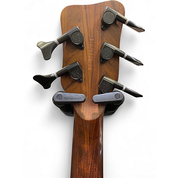 Used Warwick FNA Jazzman 5 String Blue Electric Bass Guitar