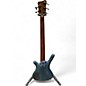 Used Warwick FNA Jazzman 5 String Blue Electric Bass Guitar