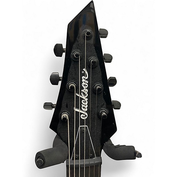 Used Jackson JS22-7 Dinky 7 String Black Solid Body Electric Guitar