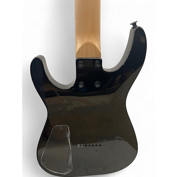 Used Jackson JS22-7 Dinky 7 String Black Solid Body Electric Guitar