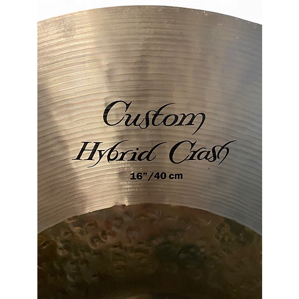 Used Zildjian 16in K Custom Hybrid Crash Cymbal