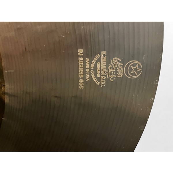 Used Zildjian 16in K Custom Hybrid Crash Cymbal
