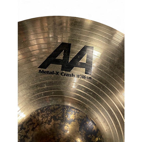 Used SABIAN 18in AA METAL X CRASH Cymbal