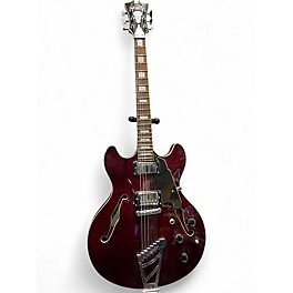 Used 2020s D'Angelico dapdtwnctcb red Hollow Body Electric Guitar