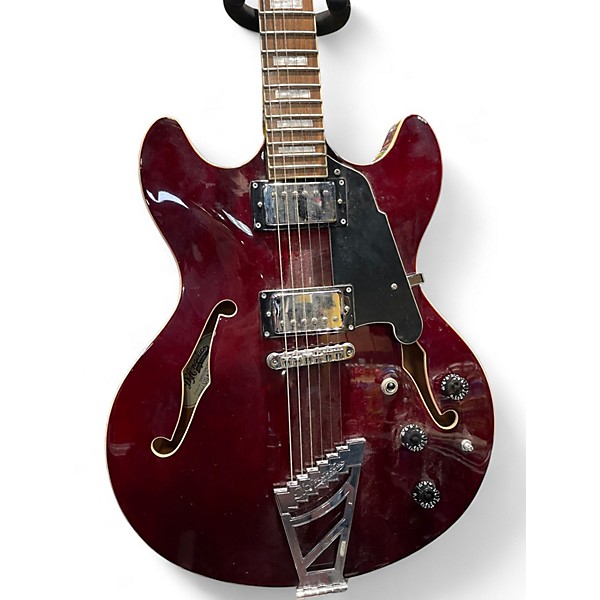 Used 2020s D'Angelico dapdtwnctcb red Hollow Body Electric Guitar