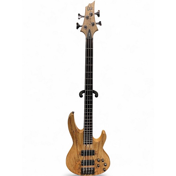 Used ESP LTD B204SM Spalted Maple Electric Bass Guitar