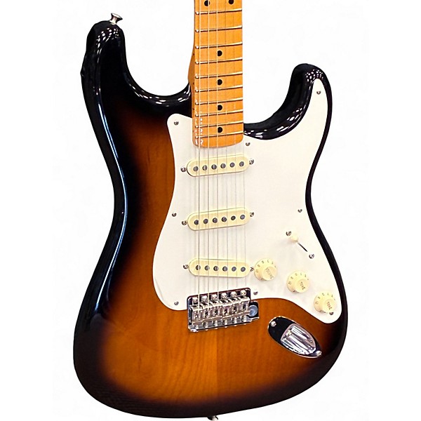Used 2018 Fender Artist Series Eric Johnson Stratocaster 2 Tone Sunburst Solid Body Electric Guitar