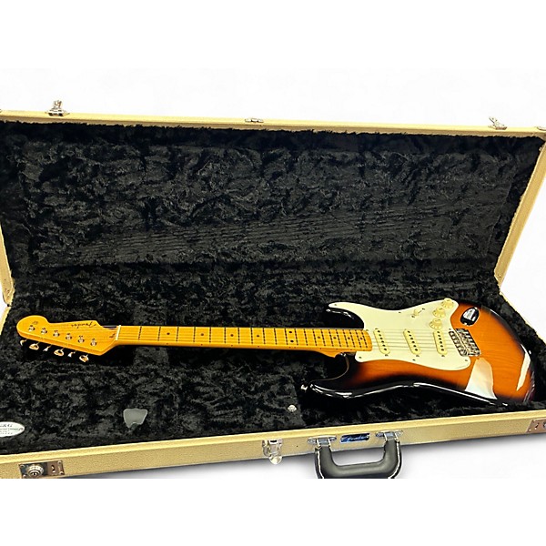 Used 2018 Fender Artist Series Eric Johnson Stratocaster 2 Tone Sunburst Solid Body Electric Guitar