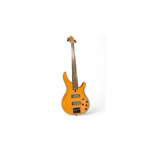 Used Yamaha TRBX604 Amber Electric Bass Guitar