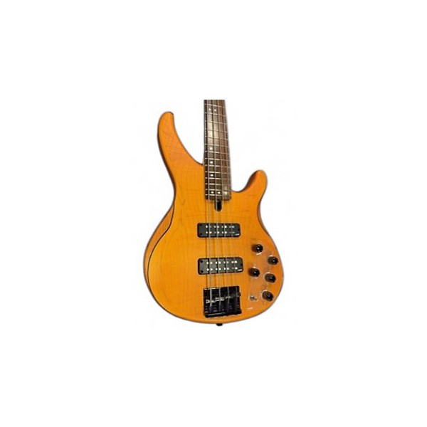 Used Yamaha TRBX604 Amber Electric Bass Guitar