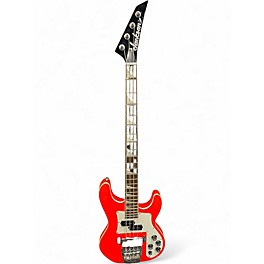 Used Jackson X Series Concert Orange Electric Bass Guitar