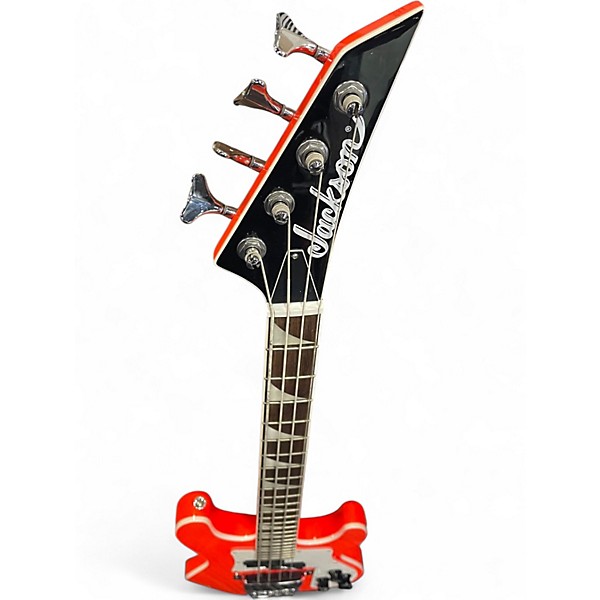 Used Jackson X Series Concert Orange Electric Bass Guitar