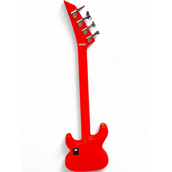 Used Jackson X Series Concert Orange Electric Bass Guitar