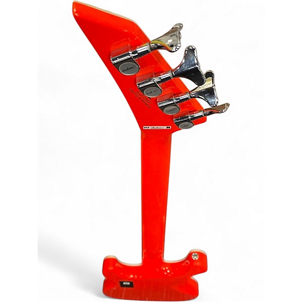 Used Jackson X Series Concert Orange Electric Bass Guitar